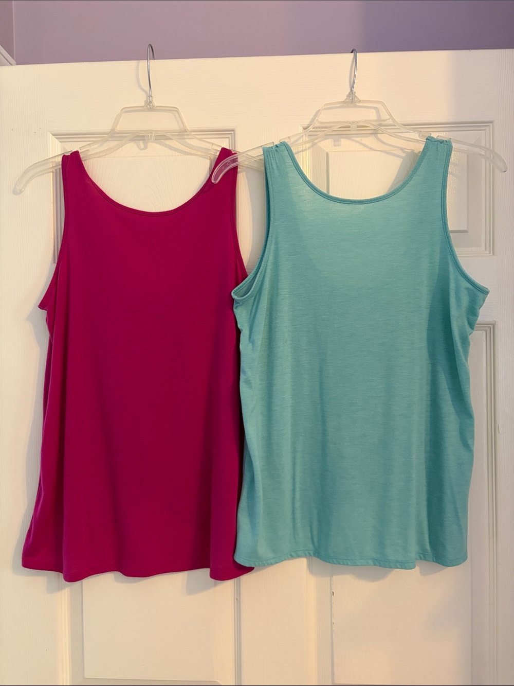 Old Navy Tank Tops - Fuchsia and Aqua (2-Pack)